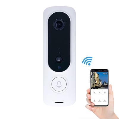 China tuya high quality wireless audio smart ring doorbell wifi intercom phone camera bell door phone control home security visual doorbells for sale