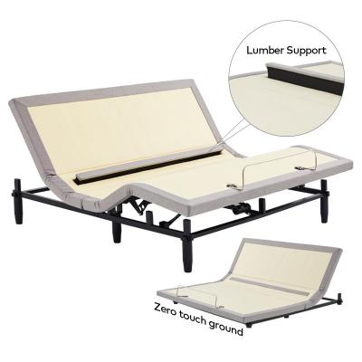 China Bed N930 adjustable free adjustable electric king bed motion design low king (height) adjustable base okin with massage for sale