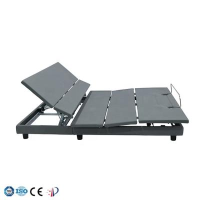 China L031 Aluminum Alloy Adjustable Home (Height) Electric Adjustable Bed Frame With Massage for sale