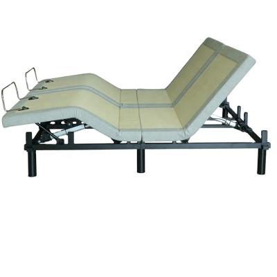 China (Size) 4440 Adjustable American Home Reinforce Ergonomic Bed Sleek Steel Frame for sale