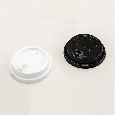 China Non Spill 90mm Thicken Plastic Coffee Lid Cover Custom Color Manufacturer for Iced Hot Drink Milk Tea Disposable To Go Takeaway Paper Cup for sale