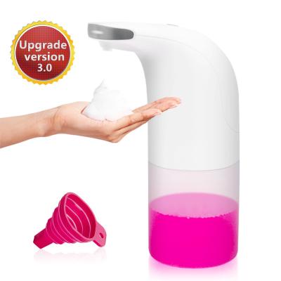 China White Automatic Foaming Foaming Soap Dispenser ABS Plastic Rise Foam Soap Dispenser, Hands Free Automatic Soap Dispenser With 400ml Capacity for sale