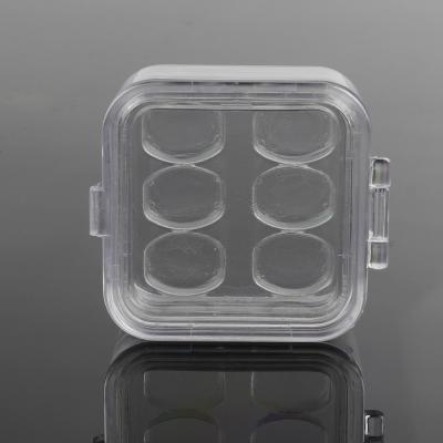 China Wholesale Clear Dental Crown Dental Box Plastic Pillow Case Lab Membrane Retainer Plastic Denture Box for sale