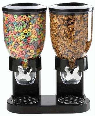 China Capacity 3.5 L Large Bulk Amount Double Cereal Freshness Preservation Dispenser for sale