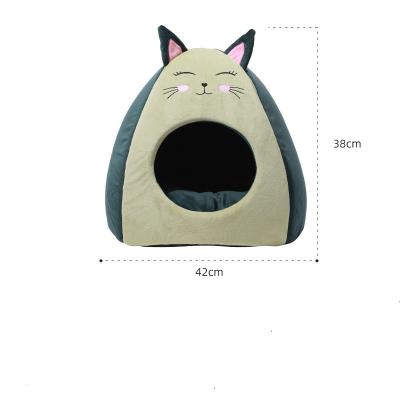 China Viable border hot sale can be disassembled and washed around the plush pet supplies cat litter dog bed warm pet mat for sale