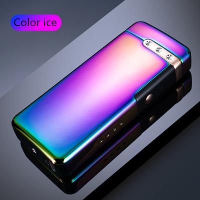 China Vintage Lighters For Men Windproof USB Metal Core Lighter Arc Lighter for sale