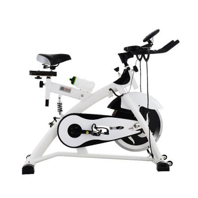 China Plastic-sprayed Fat Steel Pipe Bodybuilding Home Fitness Magnetic Exercise Bike Rotating Exercise Fit Bike Gym Sports Indoor Bike for sale