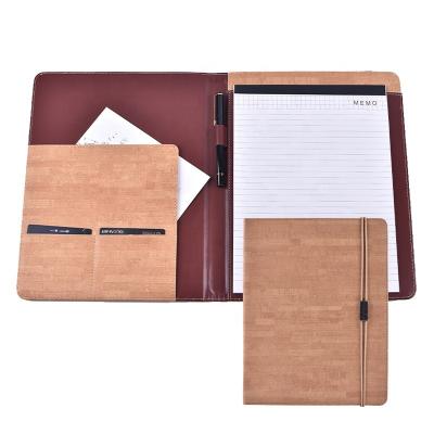 China Business.office.gift .promotion.etc Signature Notepad A4 Document File Folder Luxury Leather Folder with Elastic Strap for sale