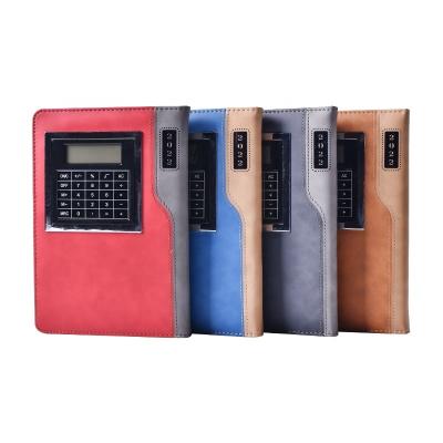 China Personaziled Business Agenda Planner Organizer Leather Cover Fancy Calculator Arabic 2022 Notebook Printed Arabic for sale