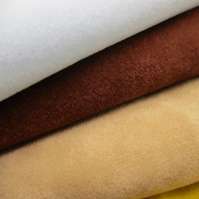 China Other Suede Fabric New Design Leather Double Sided Suede Leather Fabric for sale