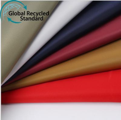 China Other 100% Recycled Polyester Pongee Fabric For Luggage for sale