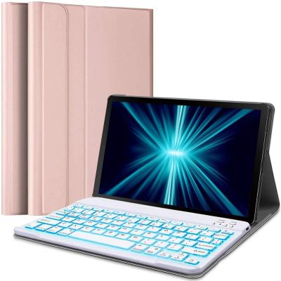 China Factory Price Leather Detachable Magnet Wireless Keyboard Cover For Samsung Galaxy 2021 Tag A7 Lite 8.7 Keyboard Case SM-T220 SM-T225 for sale