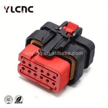 China 776438-1 PA66 Sealed Automotive Auto Male Female Waterproof 12 Pin Amp Connector 776437-1 for sale