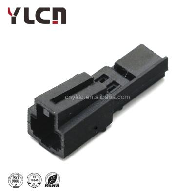 China Housing For Male Terminals YLCN Pbt Gf20 Waterproof Power 2 Pin Auto Cable Male Connector With Stock 1534155-1 For Tyco/AMP for sale