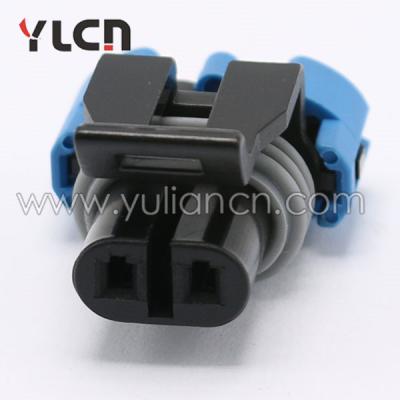 China 2 Pin Automotive Fog Lamp FRV/FSV/CROSS/H320/V5 Socket Delphi 12052641 Female 2 Pin Sealed Auto Sensor Connector Housing for sale