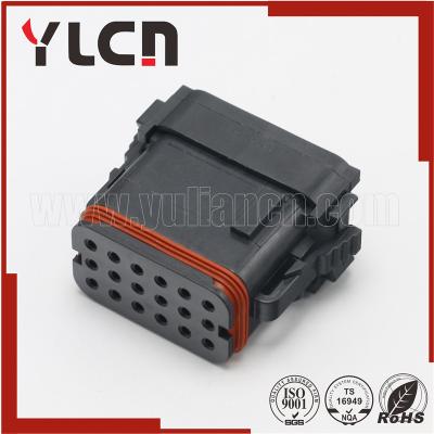 China DT16-18SA-K004 PBT gray automotive tyco connector 18 pins german female connector with terminals for sale