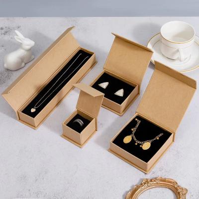 China Wholesale Recyclable Necklace Earring Luxury Gift Packaging Ring Jewelry Box Rigid Cardboard Bracelet Hard Paper Boxes Fancy Custom for sale