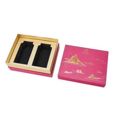 China Wholesale Custom Recyclable Eco Friendly Cardboard Rigid Paper Gift Boxes With Foam Insert for sale