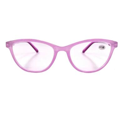 China CE Spring Hinge Anti Computer Reader Cat Eye Computer Reader Fashion Glass Blue Lightweight Women for sale