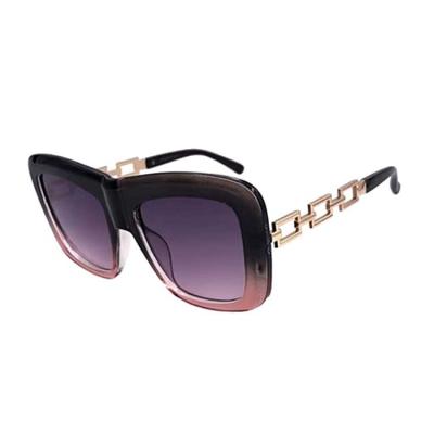 China Luxury Designer Brand Sunglasses New Outdoor Oversized Gradient Sunglasses 2021 Women Shape Retro Shades Sun Glasses for sale