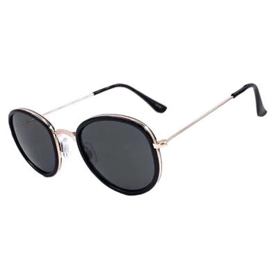 China 2021 Sunglasses Outdoor Fashion Round Eyewear Luxury Metal Frame Retro Classic Sunglasses Men Fashionable Sun Glasses for sale