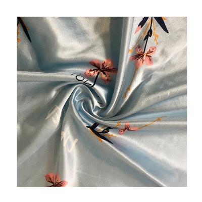 China Factory sales micro textile fabric anti pill flex satin taffeta polyester fabric for sleepwear for sale