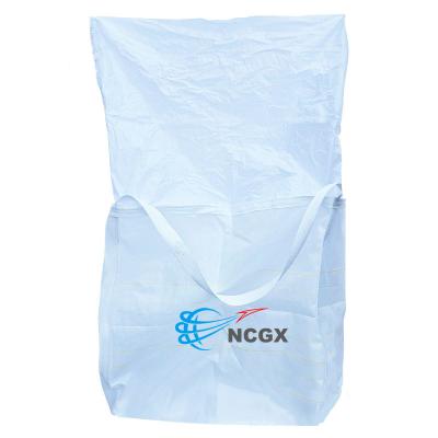 China ANTISTATIC Canvas Firewood Plastic Ventilated Mesh Jumbo Net Bulk Packaging 500kg Capacity Seeds Big Jumbo Bag 1250kg for sale