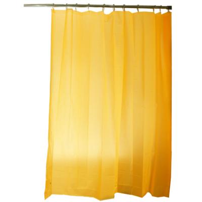 China Sustainable Bathroom curtains pure color PEVA 70