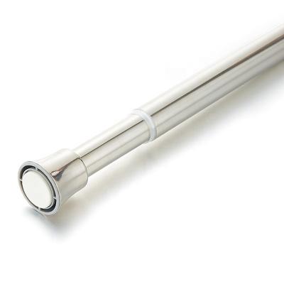 China LQ Tension Telescopic Rod In Rod Sustainable Shower Curtain Bathroom for sale