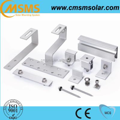 China Commercial Aluminum PV Solar Panel Mounting Brackets For Tile Roof for sale