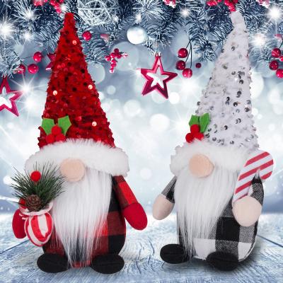 China Modern simplicity Christmas Decorations Gifts Faceless Doll Rudolph Old Man  Supplies Window Ornaments for sale