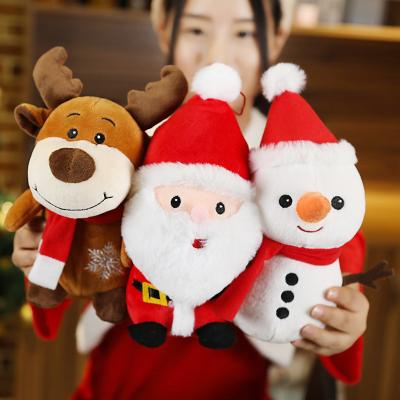 China Youth (15-35 years old) New Christmas Gift Santa Claus Snowman Elk Doll Plush Toy Children's Rag for sale