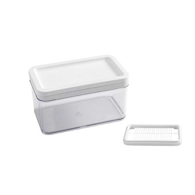 China Multifunctional Material Freshness Preservation Butter Box Cheese Cutting Preservation Box for sale