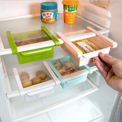 China Freshness Preservation Kitchen Refrigerator Storage Plastic Box Freshness Box Refrigerator Drawer for sale