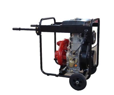 China Direct Connection Type High Pressure Diesel Pump With Handles And Wheels for sale