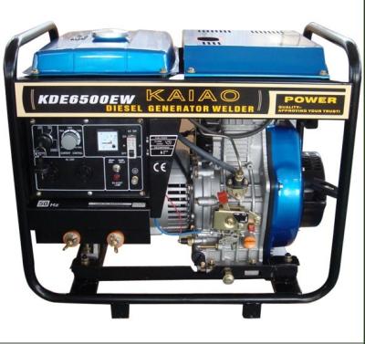 China Open Frame Diesel Welding Generators With Electric Starting System for sale