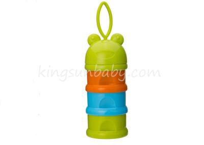 China BPA Free 3 Layer Milk Powder Container With Animal Shaped Detachable Box for sale