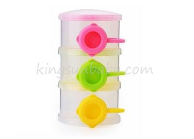 China Food Grade Baby Milk Powder Dispenser , Food Storage Box Non Phthalate for sale