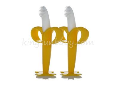 China Banana Shaped Baby Teething Products , Standing Teething Products For Babies for sale