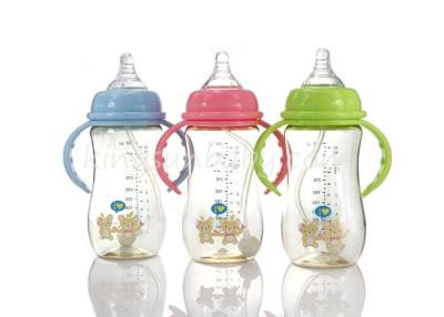 China Square Shape PPSU Baby Bottle 10 Oz With Food Grade Silicone Material Nipple for sale