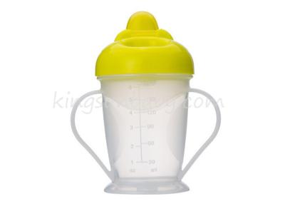 China Plastic Wide Neck Baby Training Cup  Non-Spill Sippy Cup for Infant 180ml for sale