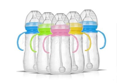 China 8 Oz Colorful Newborn Silicone Baby Bottle Environmentally Friendly OEM / ODM for sale