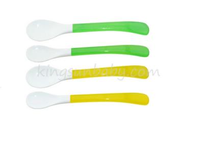 China BPA Free Soft  Kids Cutlery Set , Baby Food Spoon Special Design OEM Orders for sale