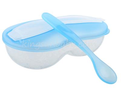 China Baby Feeding Bowls With Lids 100% Food Grade PP For Grind Food Customized Color for sale