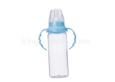 China Straight Shape PP Plastic Feeding Bottle 4oz  /  8oz  Normal Neck No BPA for sale