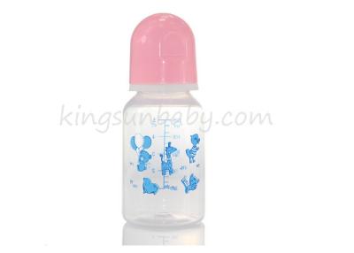 China Straight Shape PP Baby Feeding Nursing Plastic Feeding Bottle Standard Neck No BPA for sale