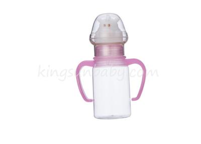 China BPA Free Standard Neck Bottles Baby Milk Bottles With Dummy Hippo Head Rattle Toy for sale