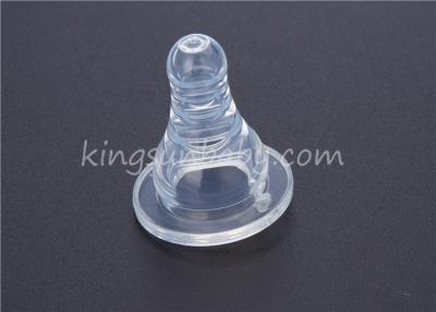 Chine Mamelon normal de silicone de bébé de cou pour le biberon non-toxique non pollué à vendre