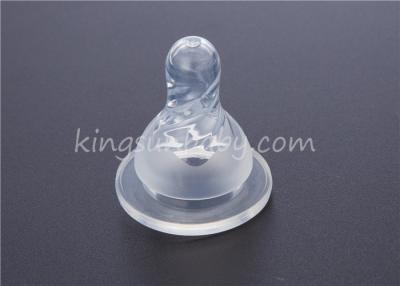 China Pollution-free Silicone Feeding Nipple For Standard Neck Baby Bottle Food Grade for sale