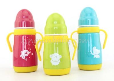 China Wide Mouth Thermos Baby Feeding Bottle In Stainless Steel 240ml BPA FREE for sale